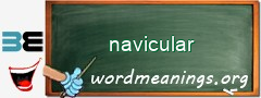 WordMeaning blackboard for navicular